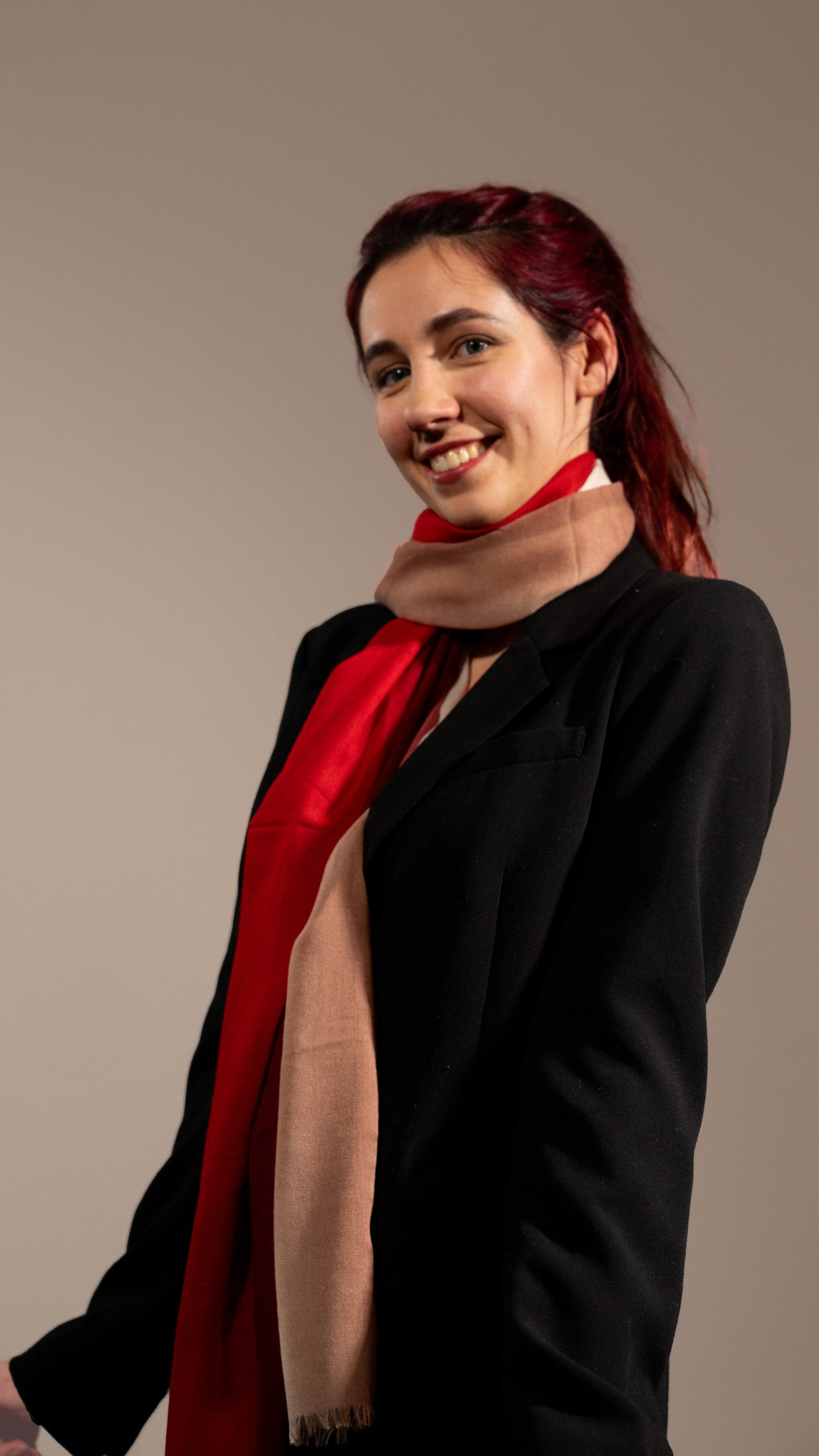 Rose Garden - Wool Silk Shawl