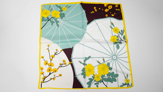 Blooming Yellow - Handwoven Pure Silk Scarf