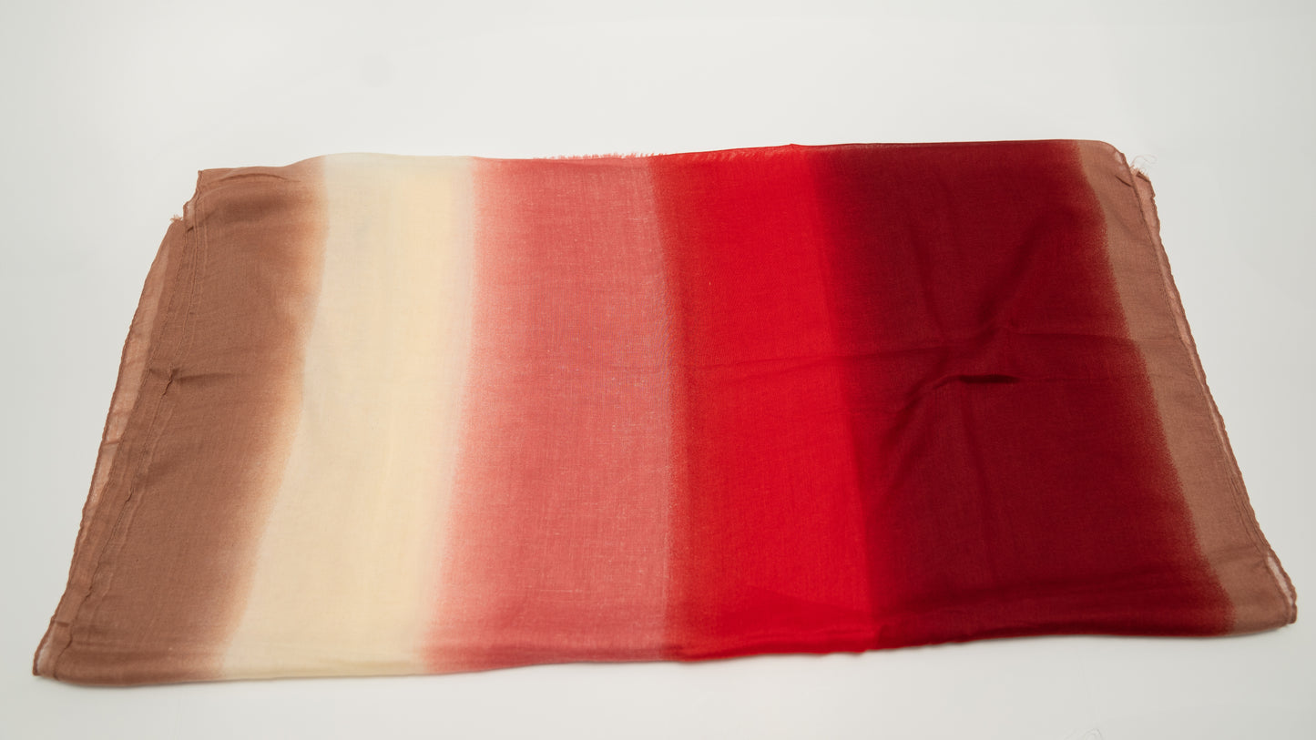 Rose Garden - Wool Silk Shawl