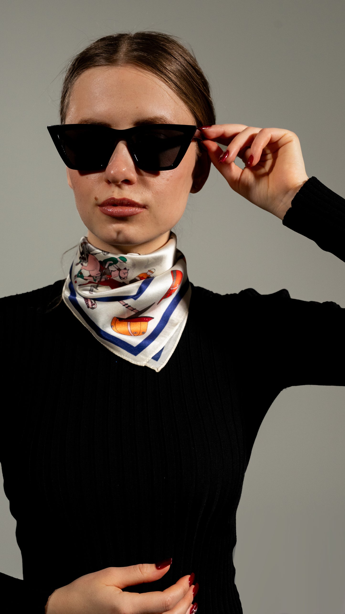 The Rider - Handwoven Pure Silk Scarf