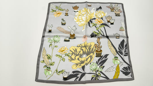 Her Garden - Handwoven Pure Silk Scarf